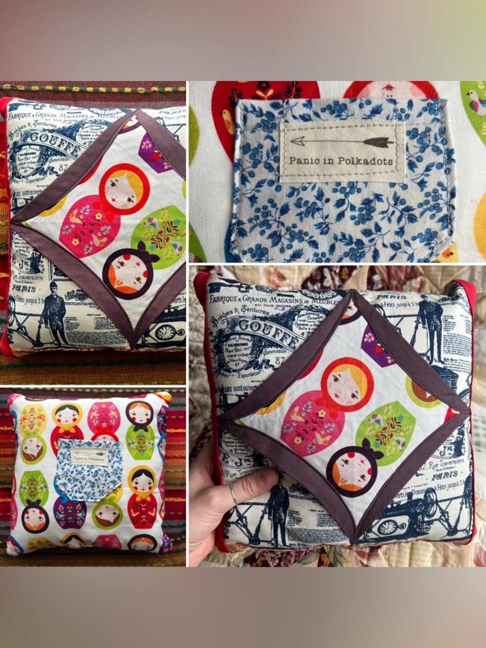 Tooth Fairy Pillow - Matryoshka Dolls